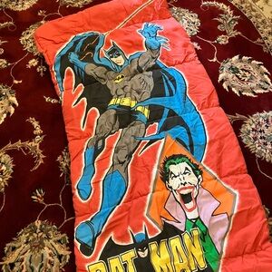 Vintage Batman Kids Sleeping Bag